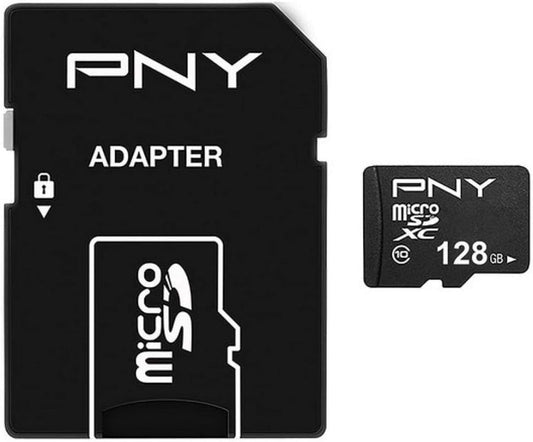 PNY Performance Plus microSDXC memóriakártya, 128Gb, 10. osztály, adapterrel P-SDU12810PPL-GE