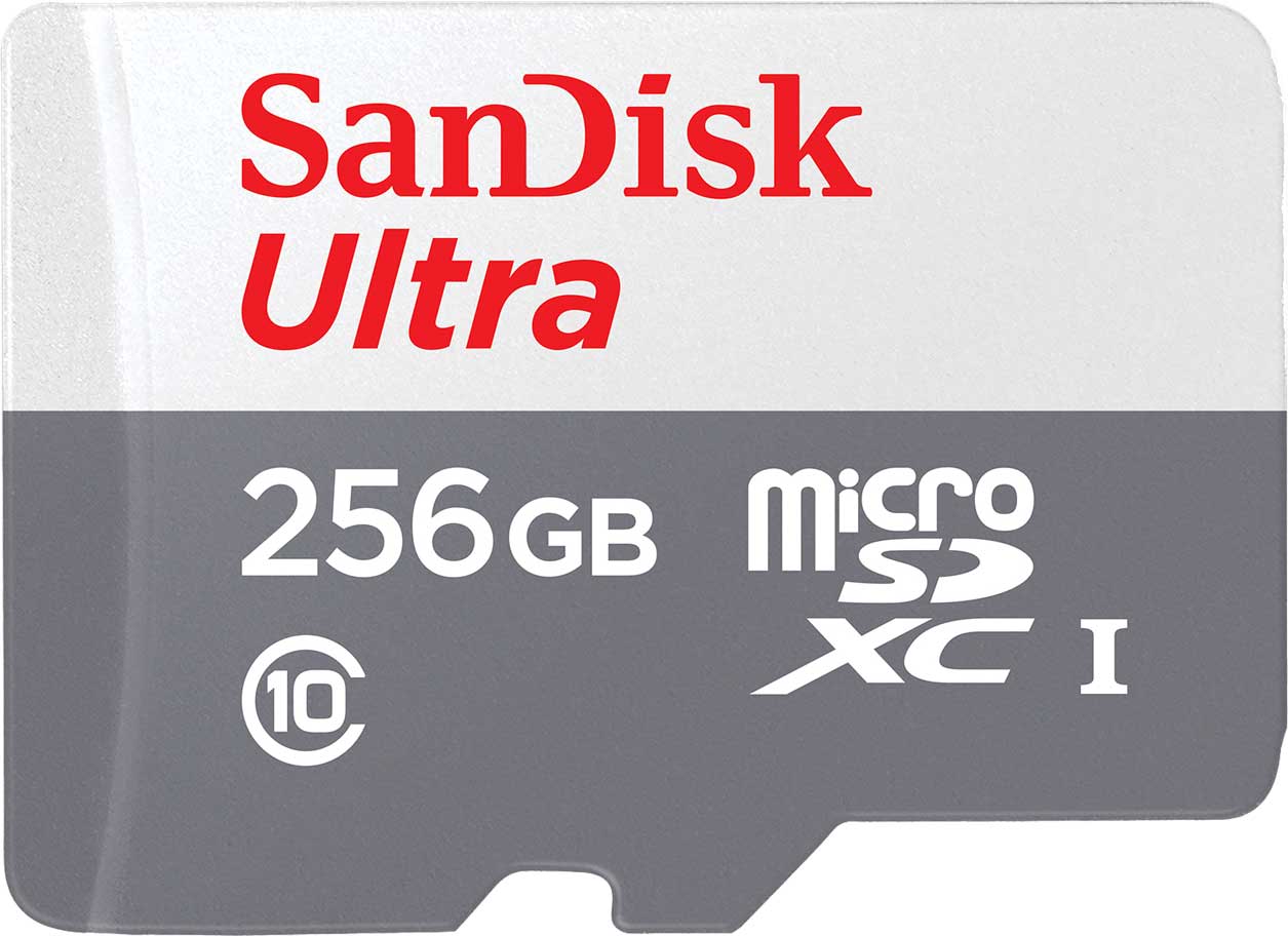 SanDisk Ultra microSDXC memóriakártya, 256Gb, 10-es osztály SDSQUNR-256G-GN3MN