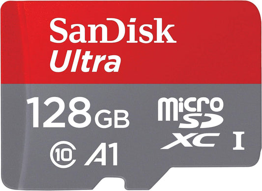 SanDisk Ultra Android A1 microSDXC memóriakártya, 128Gb, 10. osztály / UHS-1 U1 SDSQUAB-128G-GN6MN