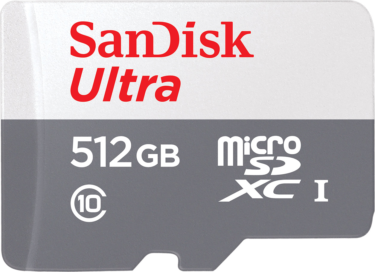 SanDisk Ultra microSDXC memóriakártya, 512Gb, 10-es osztály SDSQUNR-512G-GN3MN