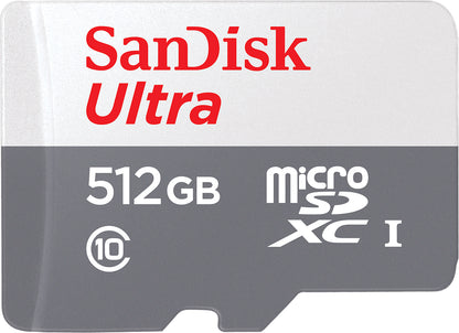 SanDisk Ultra microSDXC memóriakártya, 512Gb, 10-es osztály SDSQUNR-512G-GN3MN
