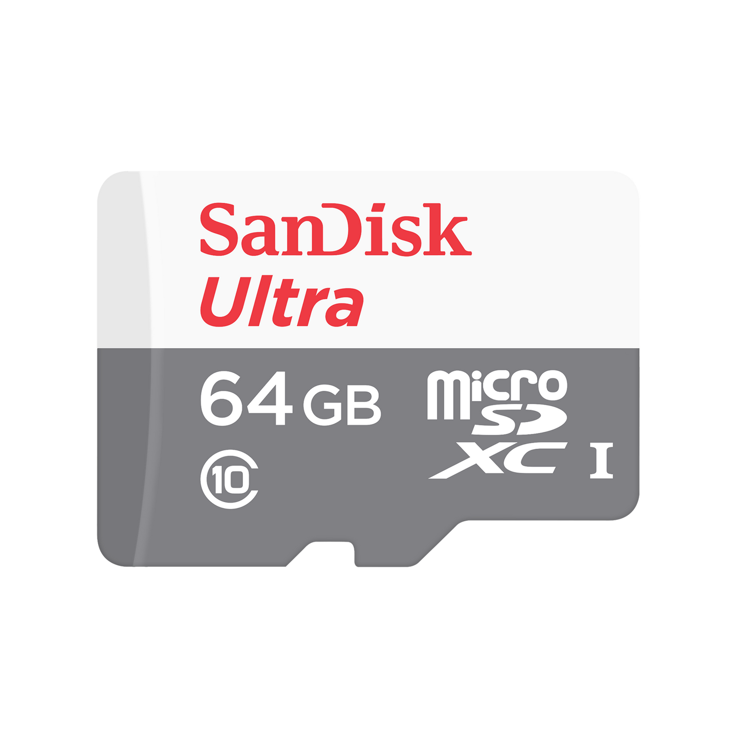 SanDisk Ultra microSDXC memóriakártya, 64Gb, 10-es osztály, adapterrel SDSQUNR-064G-GN6TA