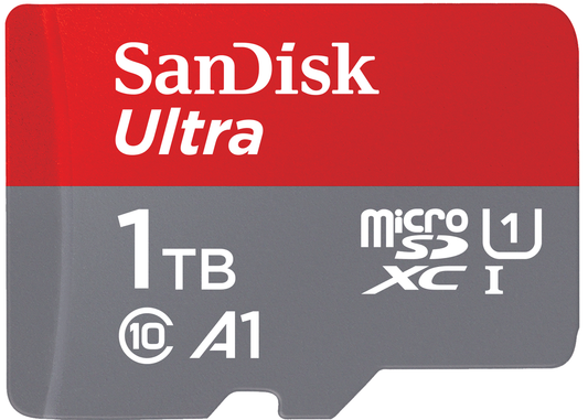 SanDisk Ultra Android A1 microSDXC memóriakártya, 1TB, 10. osztály / UHS-1 U1 SDSQUAC-1T00-GN6MN
