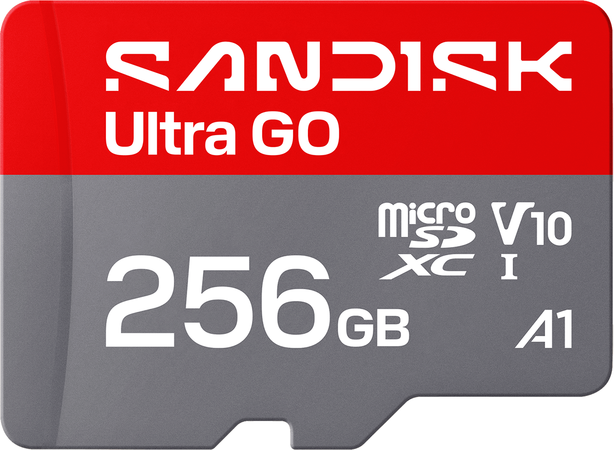 SanDisk Ultra GO Android A1 microSDXC memóriakártya, 256GB, 10-es osztály / UHS-1 U1 SDSQUGN-256G-GN6MN