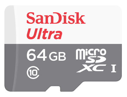 SanDisk Ultra microSDXC memóriakártya, 64Gb, 10-es osztály SDSQUNR-064G-GN3MN