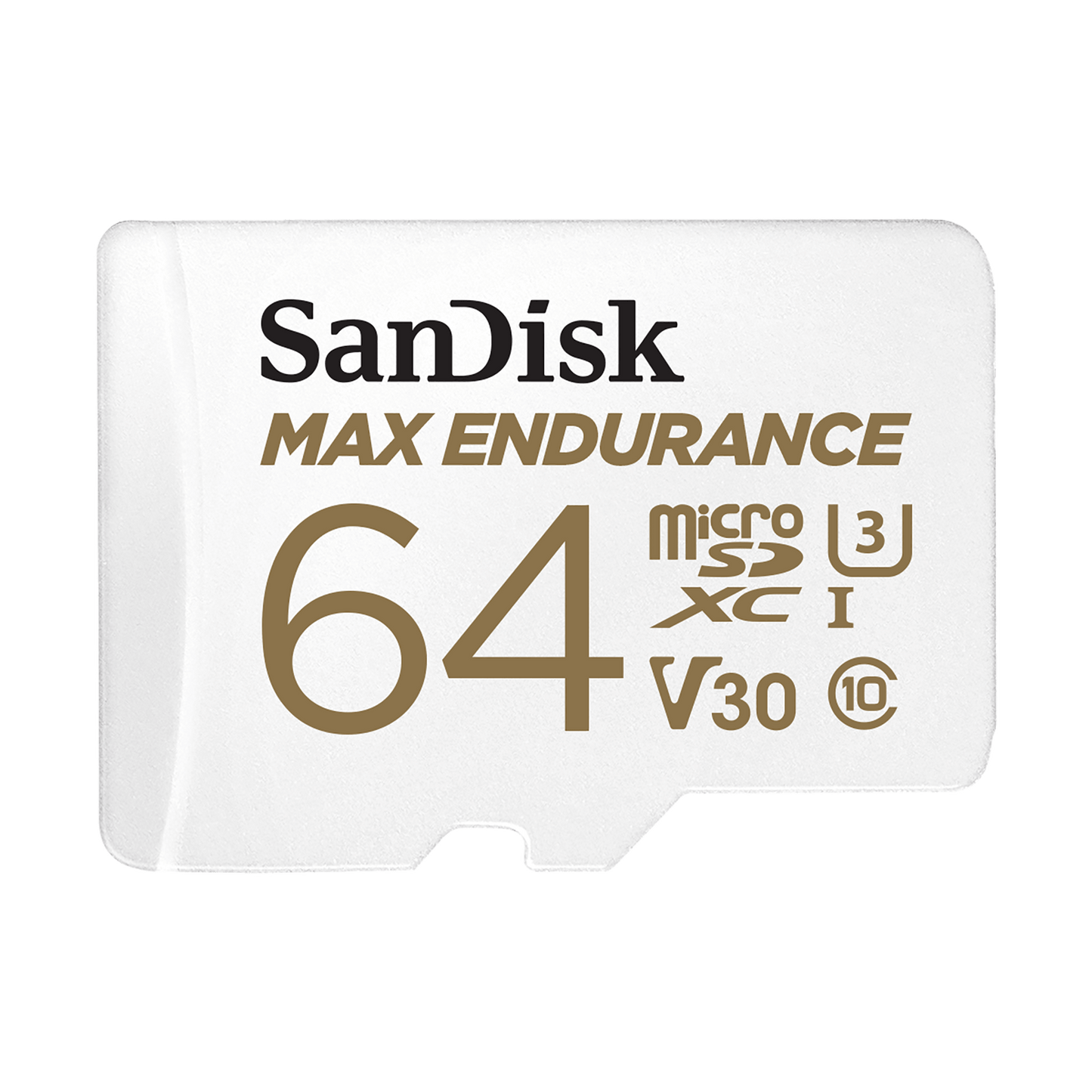 SanDisk MAX Endurance microSDXC memóriakártya, 64GB, 10. osztály / UHS-1 U3, adapterrel SDSQQVR-064G-GN6IA