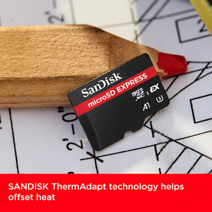 SanDisk Express microSDXC memóriakártya, 256Gb, 10. osztály / UHS-1 U3 SDSQXFN-256G-GN4NN