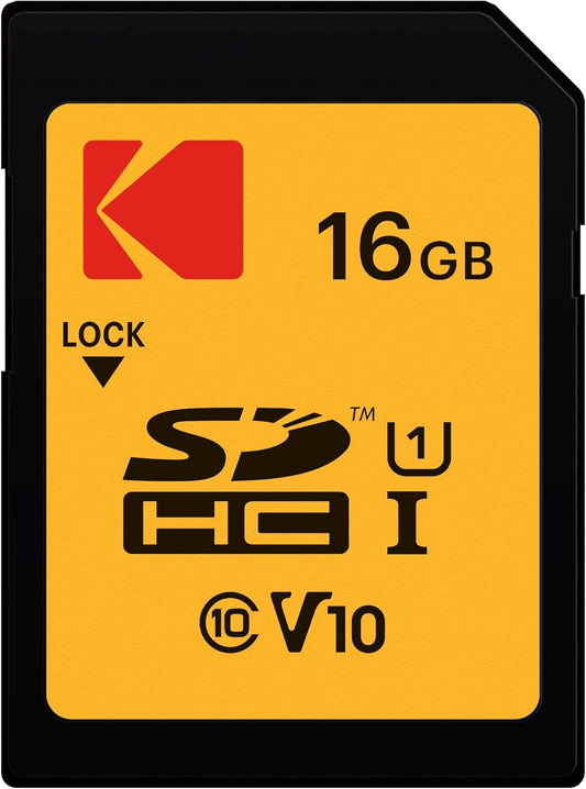 Kodak Premium Performance SDHC memóriakártya, 16Gb, 10. osztály / UHS-1 U1 EKMSD16GHC10K