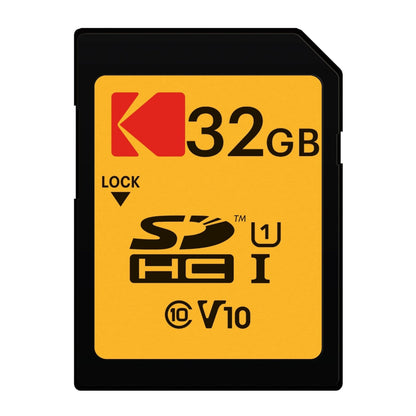 SDHC memóriakártya Kodak Premium Performance, 32Gb, 10. osztály / UHS-1 U1 EKMSD32GHC10K