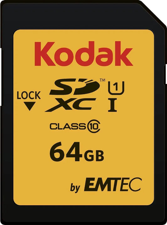 Kodak Ultra Performance SDXC memóriakártya, 64Gb, 10. osztály / UHS-1 U3 EKMSD64GXC10HPRK