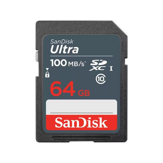 SDXC SanDisk Ultra memóriakártya, 64GB, 10-es osztály SDSDUNR-064G-GN3IN