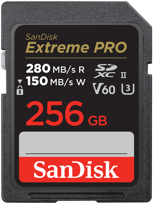 SanDisk Extreme Pro SDXC memóriakártya, 256GB, 10-es osztály / UHS-2 U3 SDSDXEP-256G-GN4IN