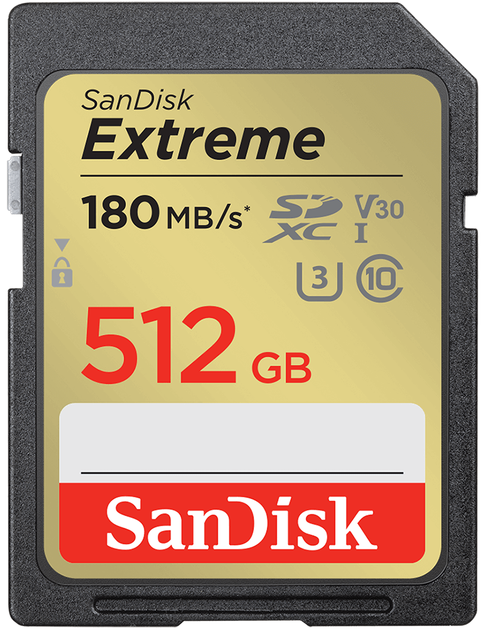 SanDisk Extreme SDXC Memóriakártya, 512GB, 10-es osztály / UHS-1 U3 SDSDXVV-512G-GNCIN