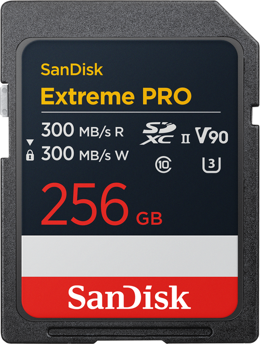 SDXC Memóriakártya SanDisk Extreme Pro, 256Gb, 10-es osztály / UHS-2 U3 SDSDXDM-256G-GN4IN