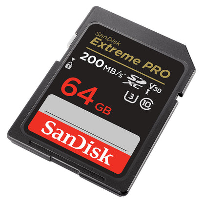 SanDisk Extreme Pro SDXC memóriakártya, 64GB, 10. osztály / UHS-1 U3 SDSDXXU-064G-GN4IN