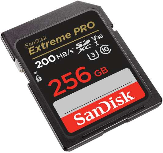 SanDisk Extreme Pro SDXC memóriakártya, 256GB, 10-es osztály / UHS-1 U3 SDSDXXD-256G-GN4IN