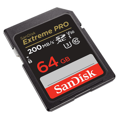 SanDisk Extreme Pro SDXC memóriakártya, 64GB, 10. osztály / UHS-1 U3 SDSDXXU-064G-GN4IN