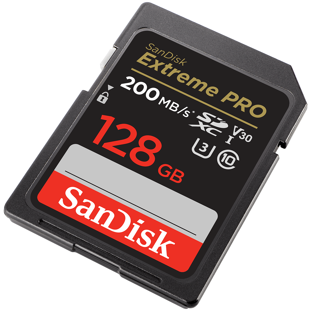 SanDisk Extreme Pro SDXC Memóriakártya, 128Gb, 10-es osztály / UHS-1 U3 SDSDXXD-128G-GN4IN
