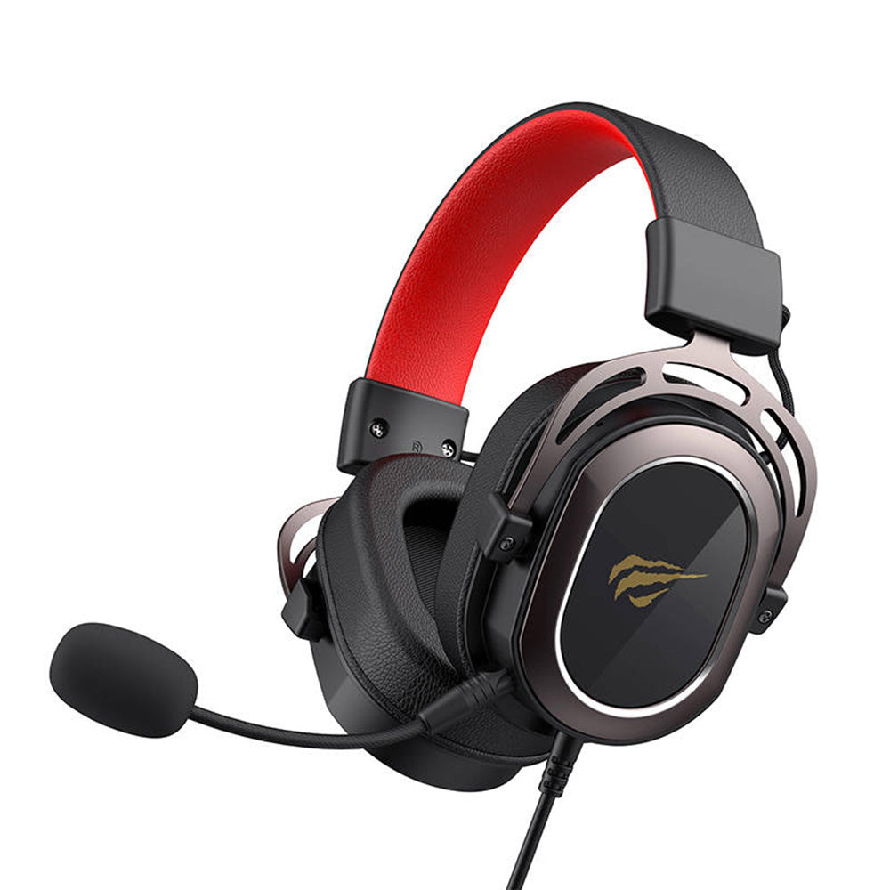 HAVIT H2008d Gaming Headphones 3.5mm, 2m, Black Red