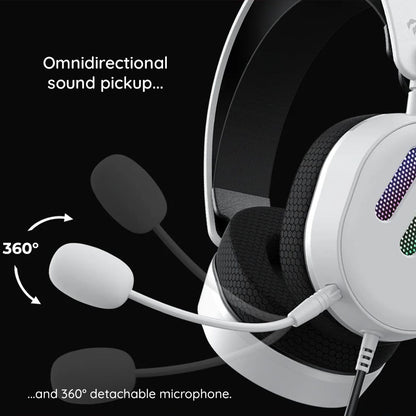 Gaming USB fejhallgató HAVIT H2038U, 2m, Fekete