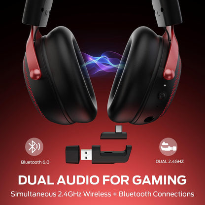 Monster Mission 350 Vezeték nélküli Gaming Fejhallgató, BT / Wi-Fi / Vezetékes, Fekete