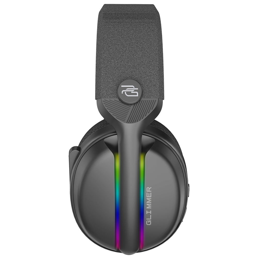 Proove Glimmer vezeték nélküli gaming fejhallgató, RGB, BT / Wi-Fi / Vezetékes, Fekete WHGL00022001