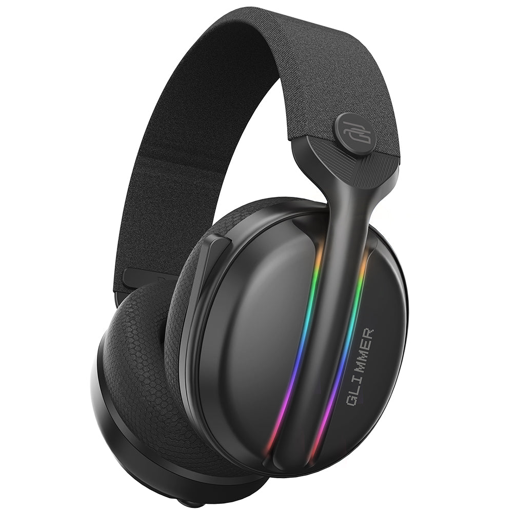 Proove Glimmer vezeték nélküli gaming fejhallgató, RGB, BT / Wi-Fi / Vezetékes, Fekete WHGL00022001