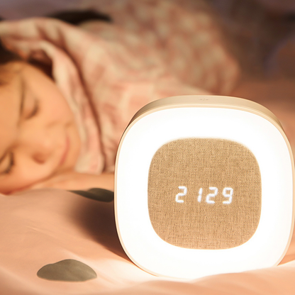 Forever Pure FNL-03 Bjorn Digital Clock, White