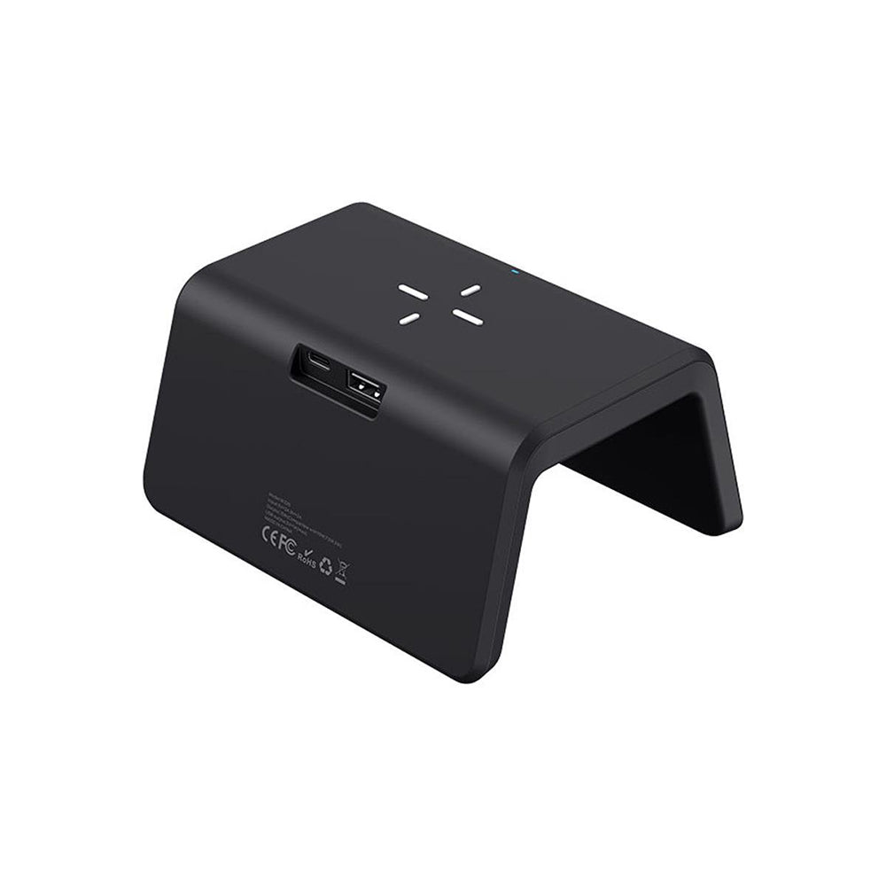 HAVIT W320 Digitális Óra Vezeték Nélküli QI Töltéssel, Fekete