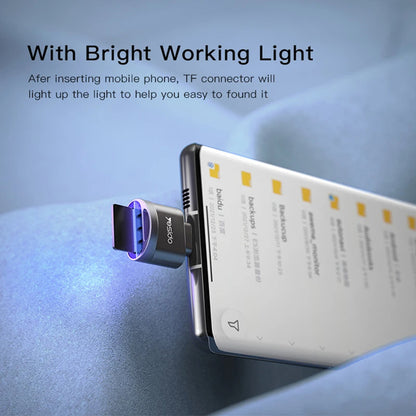 USB-C Yesido GS19 Card Reader, USB-A (OTG) - microSD, Gray