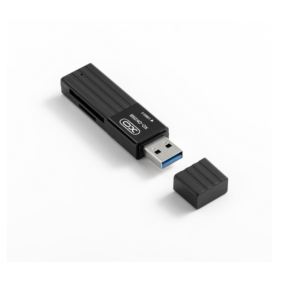 USB 3.0 XO Design DK05B kártyaolvasó, SD - microSD, Fekete
