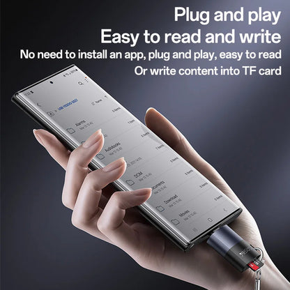 USB-C kártyaolvasó Yesido GS37, microSD, Fekete