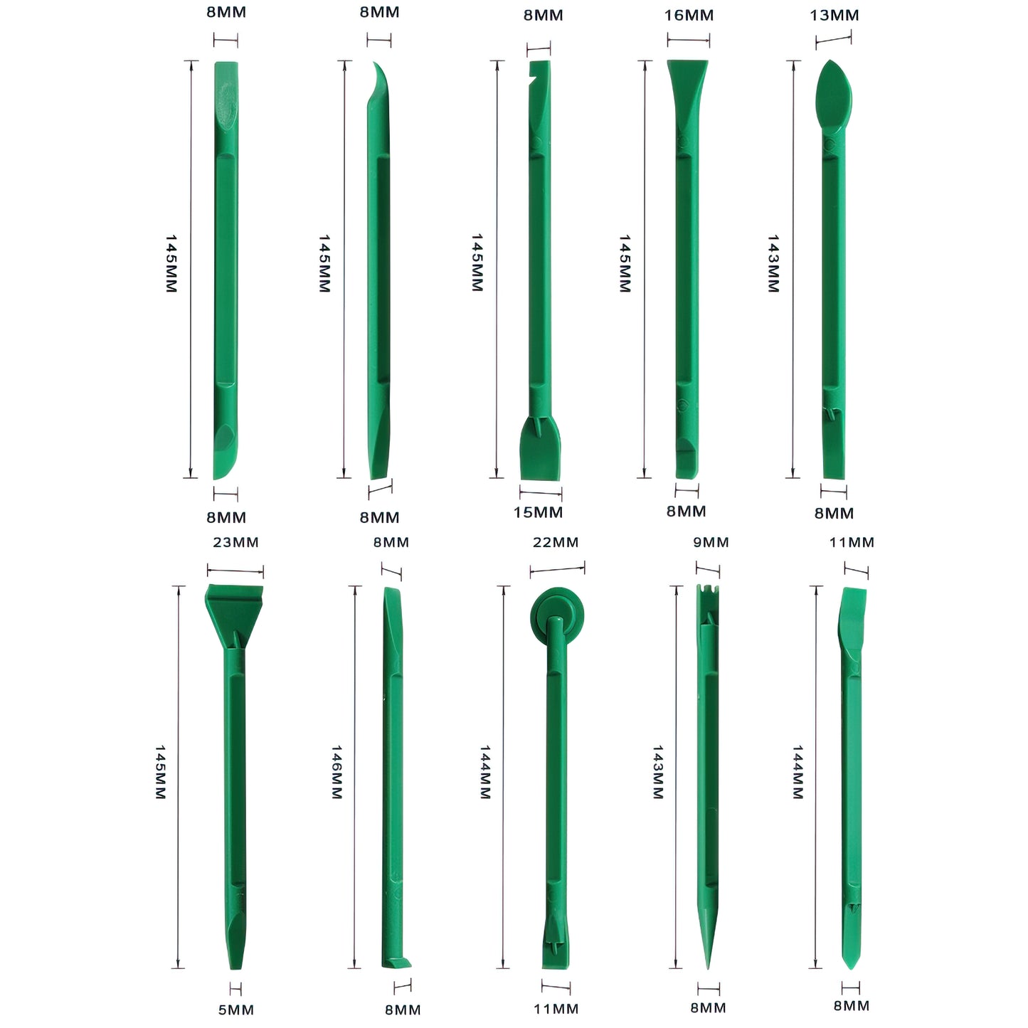Clipsuri din plastic Best BST-041, 10în1