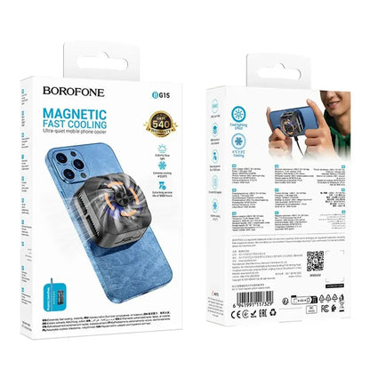 Borofone BG15 Gaming Telefon Hűtő, Fekete