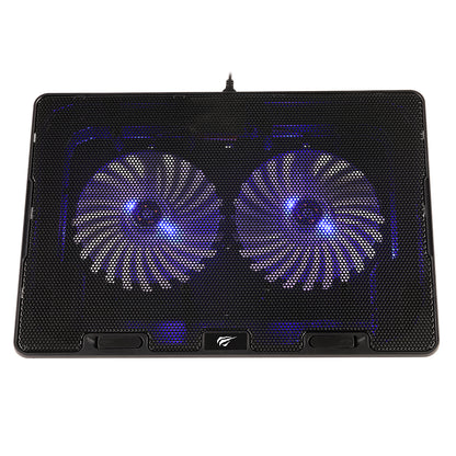 HAVIT F2083 hűtő Laptop 9inch - 17inch, Fekete