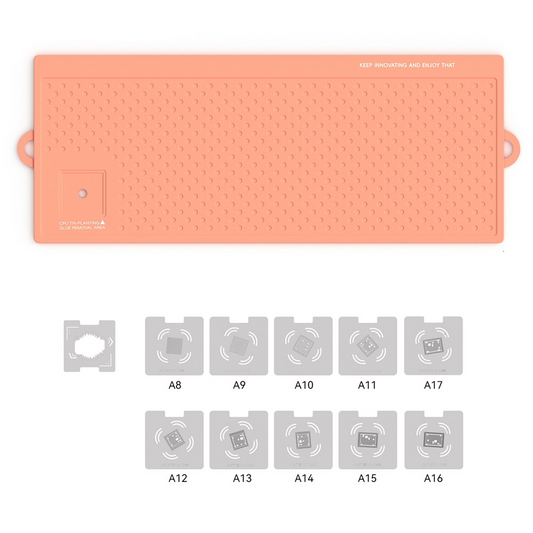 RF4 RF-PO32 Szerviz Szőnyeg BGA Rácssal (A8 - A17 Modell), 50cm x 20cm