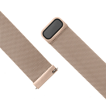 Fixed Mesh szíj Huawei Watch / Garmin Watch sorozathoz, 18mm, Rózsaarany