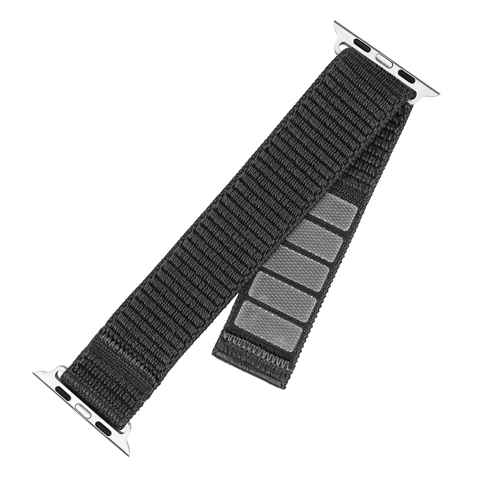 Fixed Nylon Sporty szíj az Apple Watch 42mm / 41mm / 40mm / 38mm sorozathoz, Sötétszürke