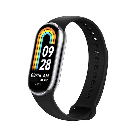 Fixed Silicone szíj Xiaomi Smart Band 9 / 8-hoz, Fekete