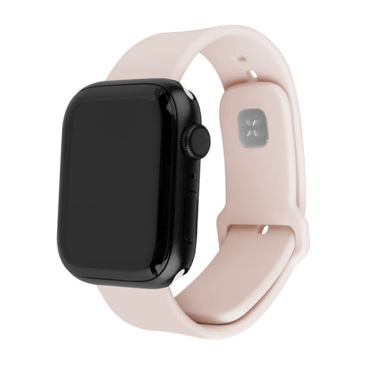 Fixed Silicone Sporty szíj Apple Watch 42mm / 41mm / 40mm / 38mm sorozathoz, Rózsaszín
