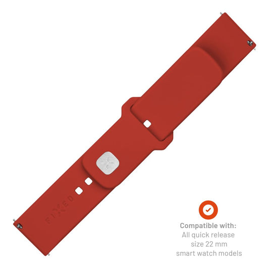 Fixed Silicone Sporty szíj Huawei Watch / Xiaomi Watch sorozathoz, 22mm, Rózsaszín