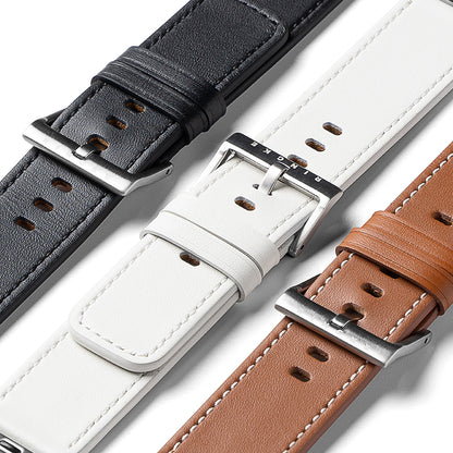 Ringke Leather One szíj Apple Watch 49mm / 46mm / 45mm / 44mm / 42mm sorozathoz, Fekete