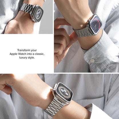 Ringke Metal One Air szíj Apple Watch 49mm / 46mm / 45mm / 44mm sorozathoz, Ezüst