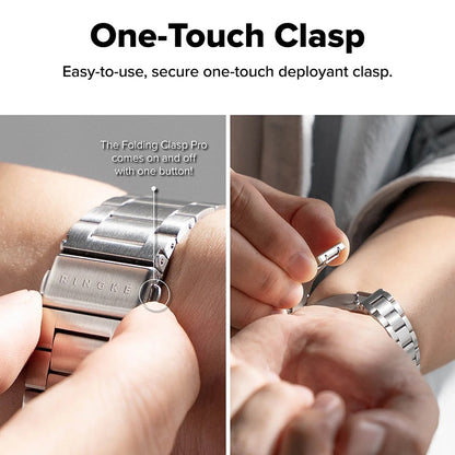Ringke Metal One Air szíj Apple Watch 49mm / 46mm / 45mm / 44mm sorozathoz, Ezüst
