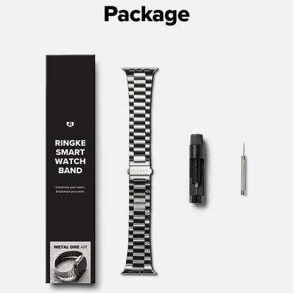 Ringke Metal One Air szíj Apple Watch 49mm / 46mm / 45mm / 44mm sorozathoz, Ezüst