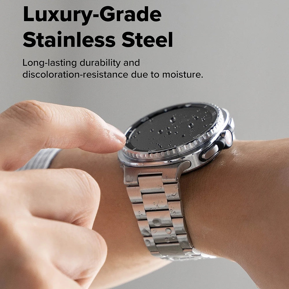 Ringke Metal One Air szíj Samsung Galaxy Watch8 / Watch8 Classic Series-hez, Ezüst