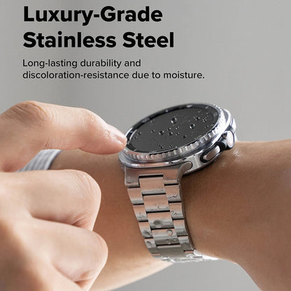 Ringke Metal One Air szíj Samsung Galaxy Watch8 / Watch8 Classic Series-hez, Ezüst