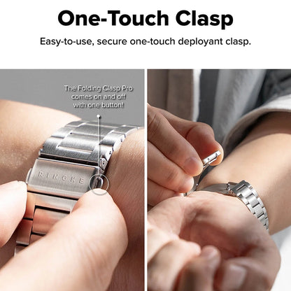 Ringke Metal One Air szíj Samsung Galaxy Watch8 / Watch8 Classic Series-hez, Ezüst