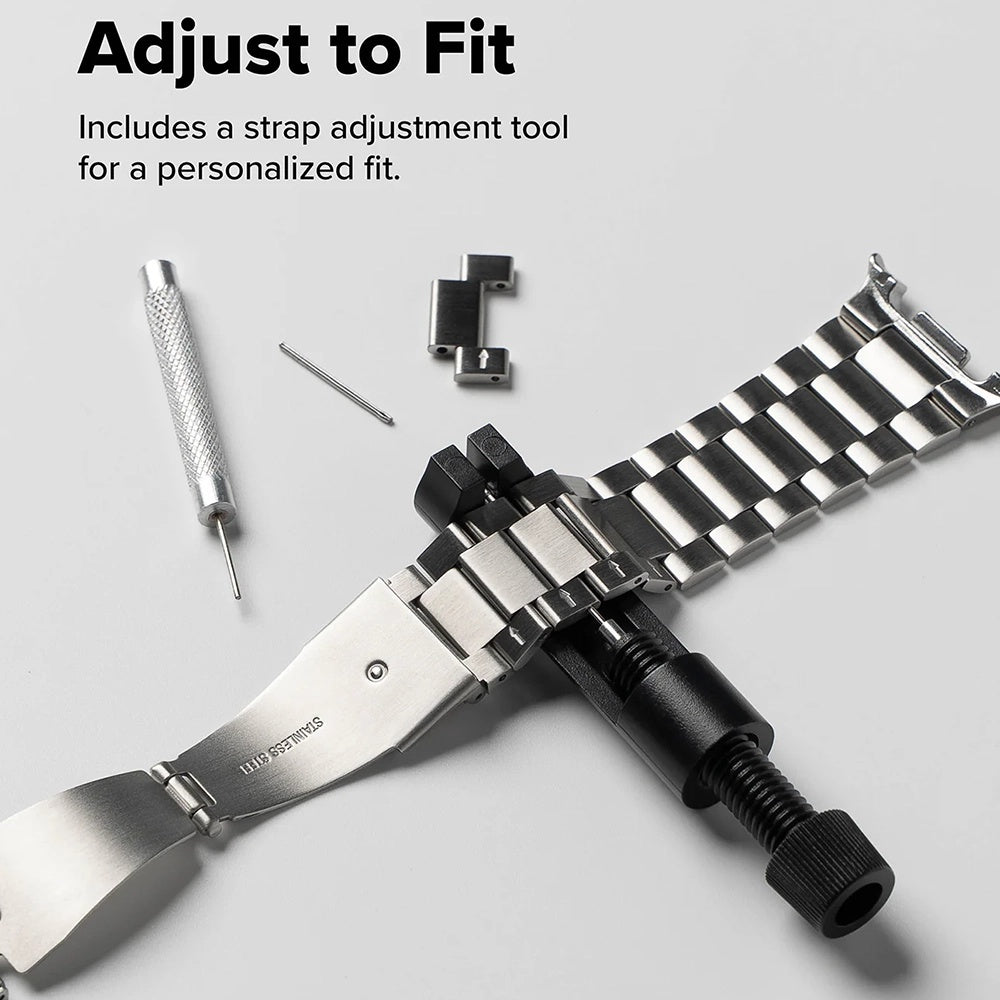 Ringke Metal One Air szíj Samsung Galaxy Watch8 / Watch8 Classic Series-hez, Ezüst