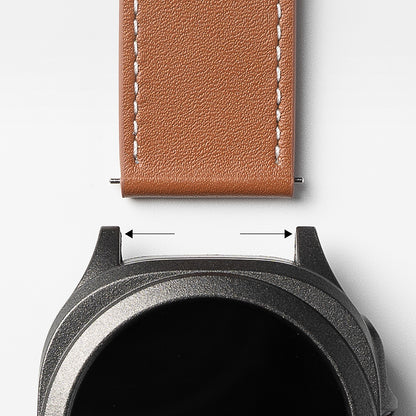 Ringke One Basic Bold szíj Fossil Watch / Mobvoi Watch / Suunto Watch sorozathoz, 24mm, barna